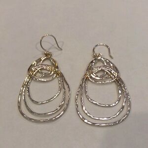 Silpada sterling silver earrings, new